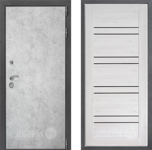 Входная металлическая Дверь Дверной континент ДК-3/743 ФЛ-49 Сосна белая в Электростали