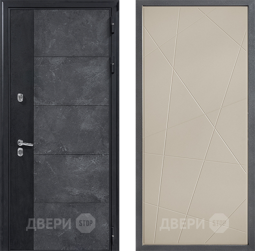 Дверь Дверной континент ДК-15 Бетон ТЕРМО ФЛ-655 Капучино в Электростали