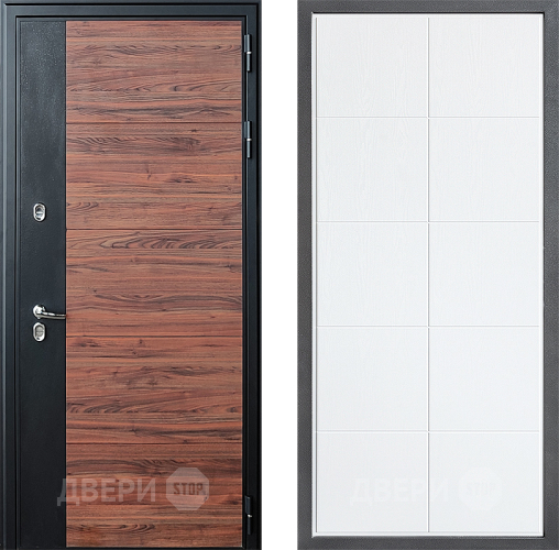 Дверь Дверной континент ДК-15 Красное Дерево ТЕРМО ФЛ-Кватро Белое дерево в Электростали