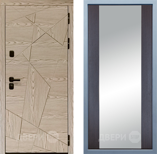 Входная металлическая Дверь Дива МД-97/1 Д-15 Зеркало Венге в Электростали