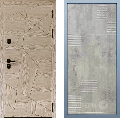 Входная металлическая Дверь Дива МД-97/1 Д-4 Бетон темный в Электростали