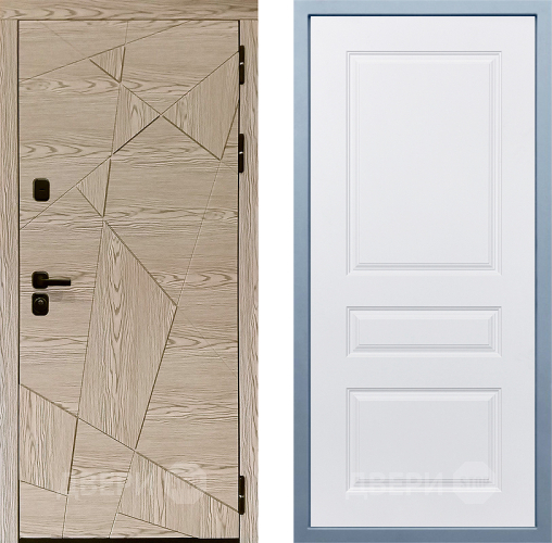 Входная металлическая Дверь Дива МД-97/1 Д-13 Белый в Электростали