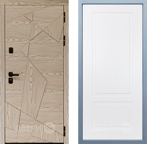 Входная металлическая Дверь Дива МД-97/1 Н-7 Белый в Электростали