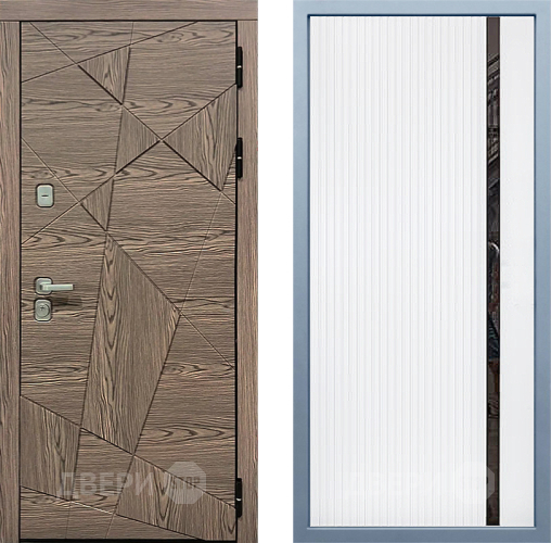 Входная металлическая Дверь Дива МД-97/2 МХ-46 Белый матовый в Электростали