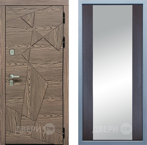 Входная металлическая Дверь Дива МД-97/2 Д-15 Зеркало Венге в Электростали