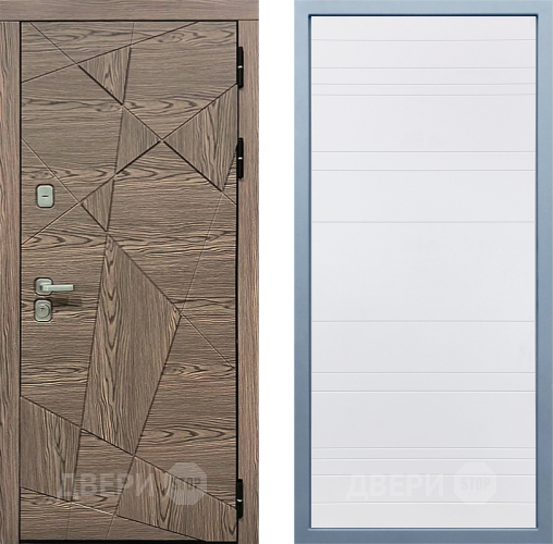 Входная металлическая Дверь Дива МД-97/2 Д-5 Белый в Электростали