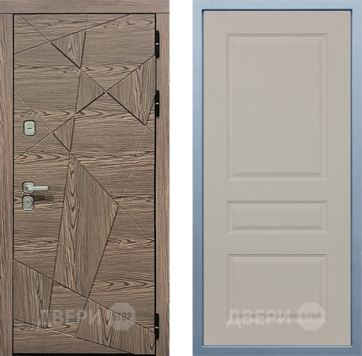 Входная металлическая Дверь Дива МД-97/2 Д-13 Шампань в Электростали