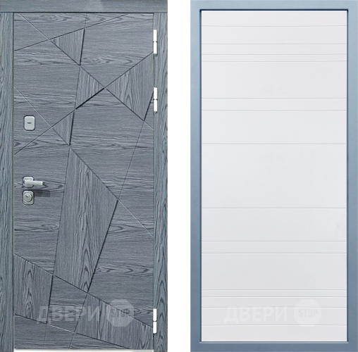 Входная металлическая Дверь Дива МД-97/3 Д-5 Белый в Электростали