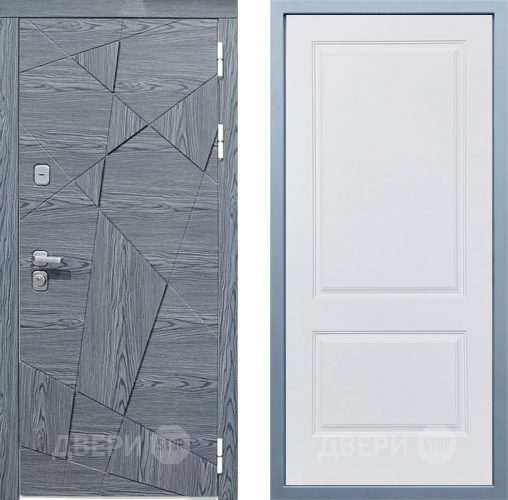 Входная металлическая Дверь Дива МД-97/3 Д-7 Белый в Электростали