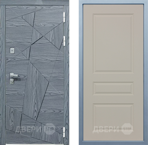 Входная металлическая Дверь Дива МД-97/3 Д-13 Шампань в Электростали