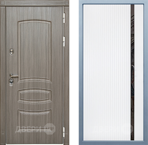 Входная металлическая Дверь Дива МД-42 МХ-46 Белый матовый в Электростали