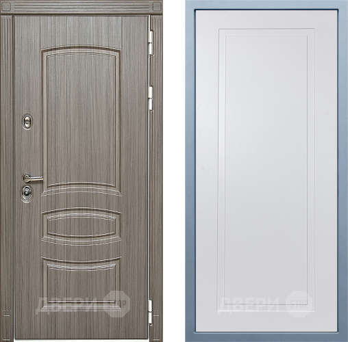 Входная металлическая Дверь Дива МД-42 Н-10 Белый в Электростали