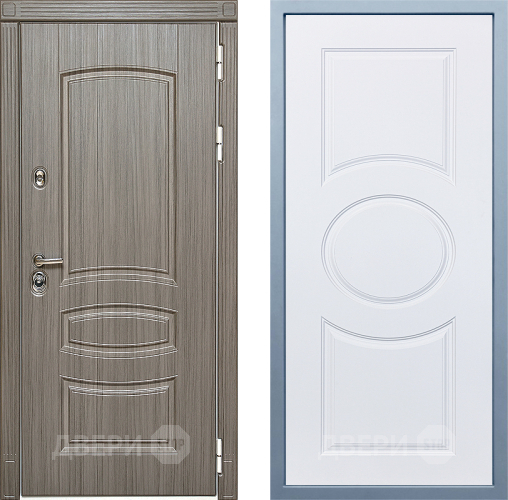 Входная металлическая Дверь Дива МД-42 М-30 Белый в Электростали