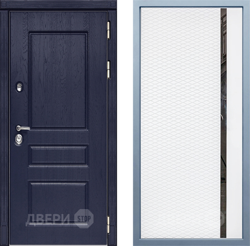 Входная металлическая Дверь Дива МД-45 МХ-47 Белый матовый в Электростали