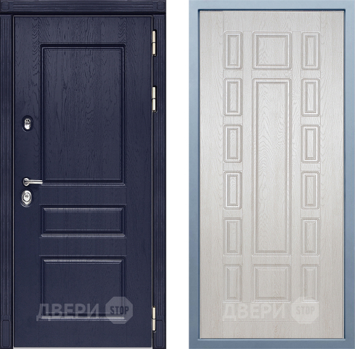 Входная металлическая Дверь Дива МД-45 М-2 Дуб филадельфия крем в Электростали