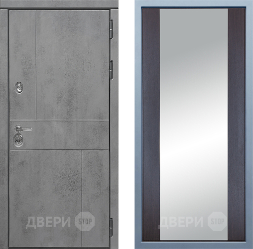 Входная металлическая Дверь Дива МД-48 Д-15 Зеркало Венге в Электростали