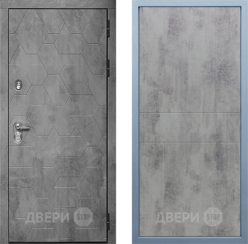 Входная металлическая Дверь Дива МД-51 М-1 Бетон темный в Электростали
