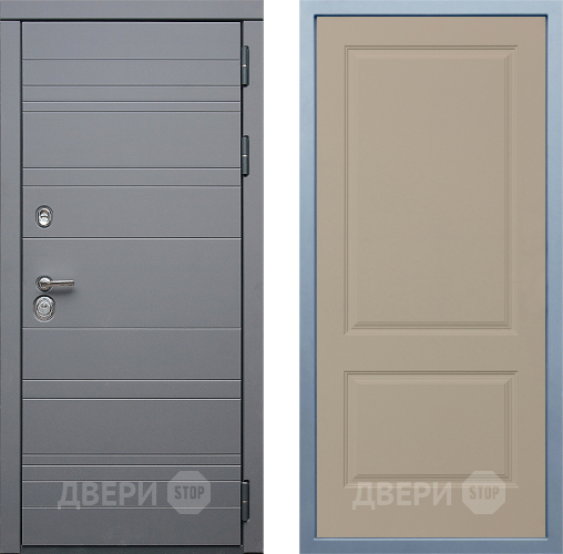 Входная металлическая Дверь Дива МД-39 Д-7 Шампань в Электростали