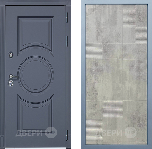 Дверь Дива МХ-30 STR Д-4 Бетон темный в Электростали