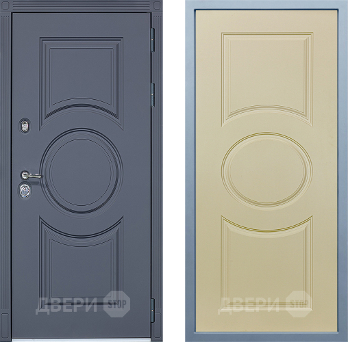 Входная металлическая Дверь Дива МХ-30 STR Д-8 Шампань в Электростали