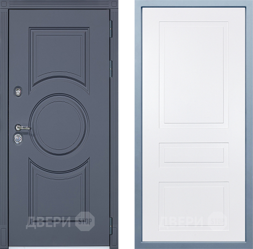 Дверь Дива МХ-30 STR Н-13 Белый в Электростали