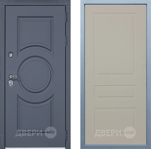 Входная металлическая Дверь Дива МХ-30 STR Н-7 Шампань в Электростали