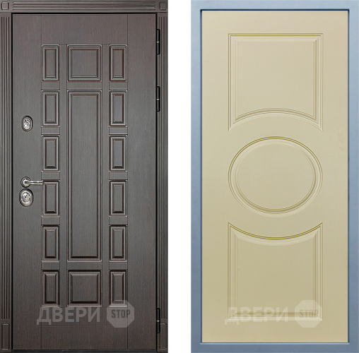 Входная металлическая Дверь Дива МХ-53 STR Д-8 Шампань в Электростали