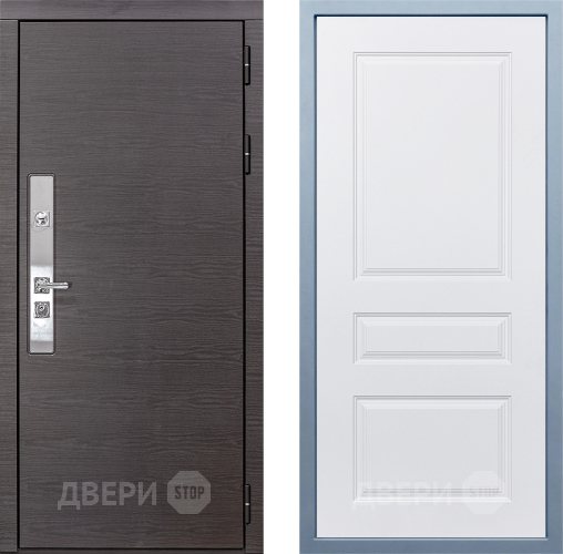 Входная металлическая Дверь Дива МХ-39 STR Д-13 Белый в Электростали