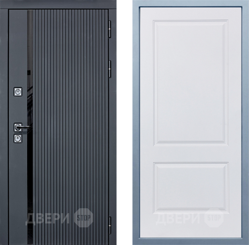 Входная металлическая Дверь Дива МХ-46 STR Д-7 Белый в Электростали