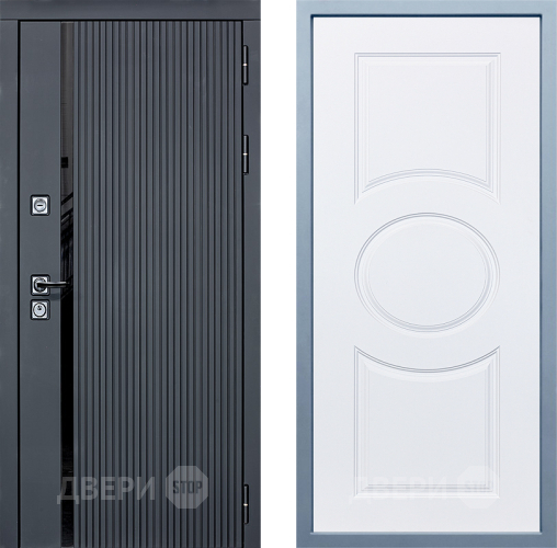 Входная металлическая Дверь Дива МХ-46 STR Д-8 Белый в Электростали