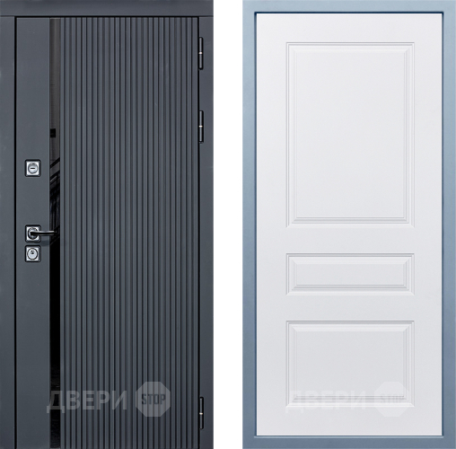 Входная металлическая Дверь Дива МХ-46 STR Д-13 Белый в Электростали