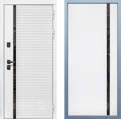 Входная металлическая Дверь Дива МХ-45 Белая STR МХ-46 Белый матовый в Электростали