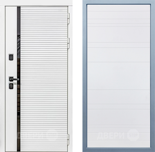 Входная металлическая Дверь Дива МХ-45 Белая STR Д-5 Белый в Электростали