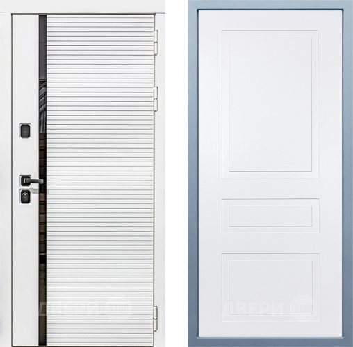 Входная металлическая Дверь Дива МХ-45 Белая STR Н-13 Белый в Электростали