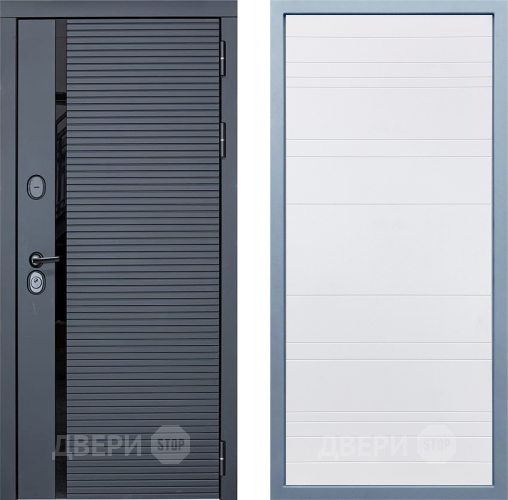 Входная металлическая Дверь Дива МХ-45 STR Д-5 Белый в Электростали