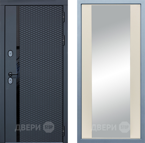 Входная металлическая Дверь Дива МХ-47 STR Д-15 Зеркало Шампань в Электростали