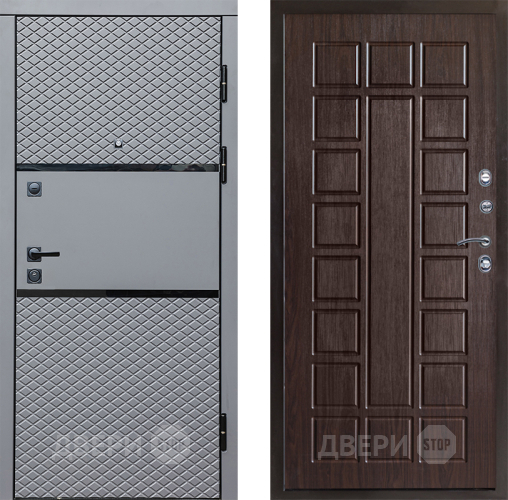 Входная металлическая Дверь Престиж Ромб Престиж Венге в Электростали