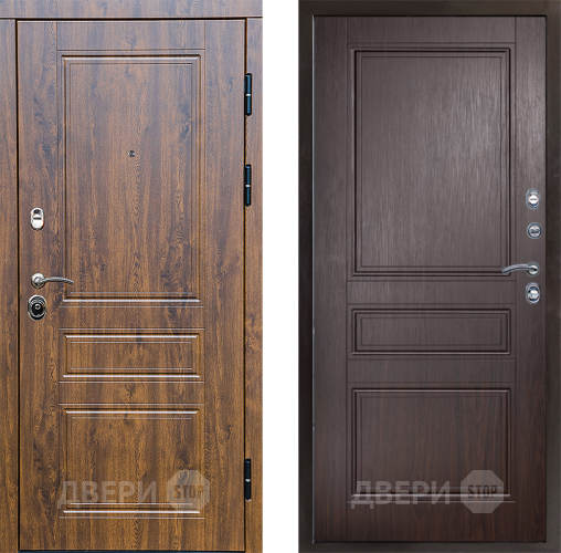 Входная металлическая Дверь Престиж Классика Дуб Классика Венге в Электростали