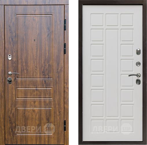 Входная металлическая Дверь Престиж Классика Дуб Престиж Бежевый мат в Электростали