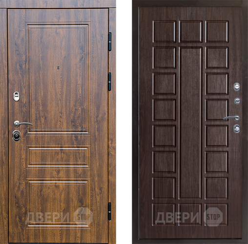 Входная металлическая Дверь Престиж Классика Дуб Престиж Венге в Электростали