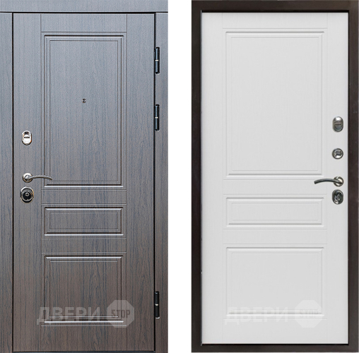 Входная металлическая Дверь Престиж Классика Венге Классика Лиственница белая в Электростали