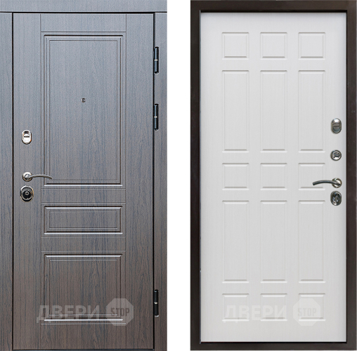 Входная металлическая Дверь Престиж Классика Венге Спарта Лиственница белая в Электростали