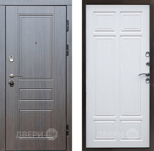 Входная металлическая Дверь Престиж Классика Венге Премиум Лиственница белая в Электростали