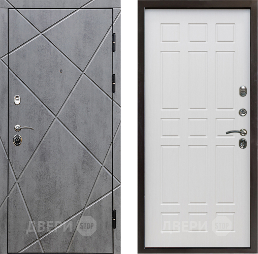 Входная металлическая Дверь Престиж Лучи Спарта Лиственница белая в Электростали