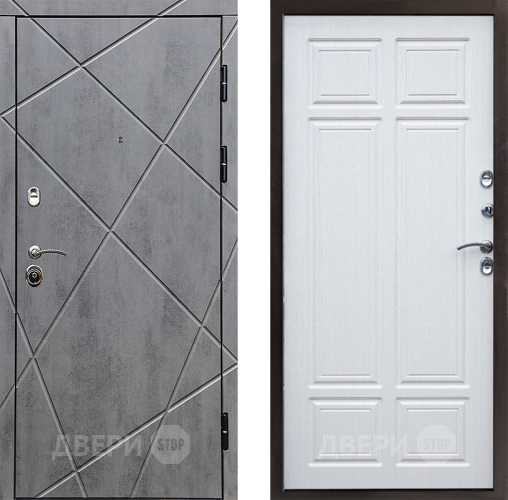 Входная металлическая Дверь Престиж Лучи Премиум Лиственница белая в Электростали