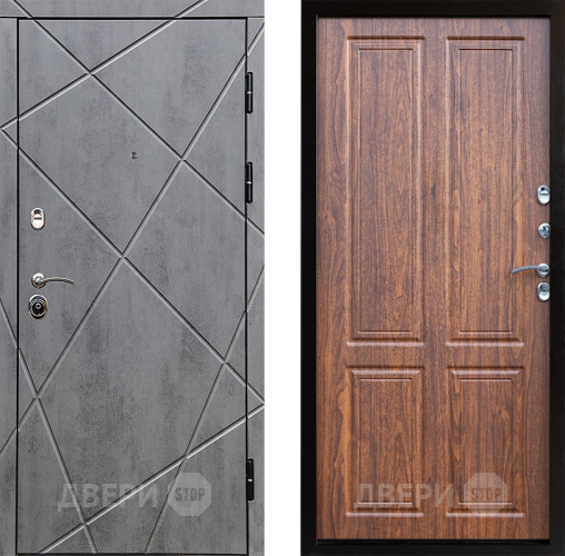 Входная металлическая Дверь Престиж Лучи Премиум Орех светлый в Электростали