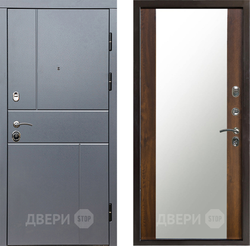 Дверь Престиж Горизонт Грэй Зеркало Дуб в Электростали