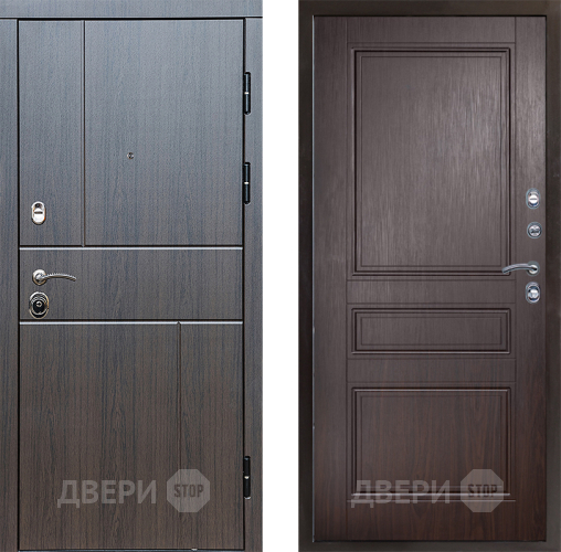 Входная металлическая Дверь Престиж Горизонт Венге Классика Венге в Электростали