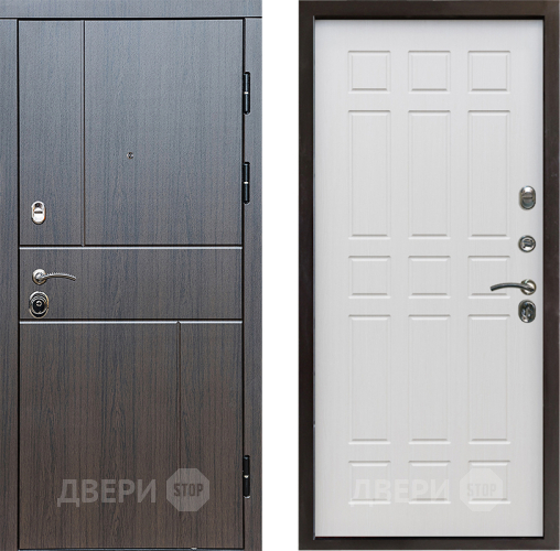 Входная металлическая Дверь Престиж Горизонт Венге Спарта Лиственница белая в Электростали