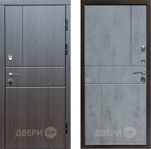 Входная металлическая Дверь Престиж Горизонт Венге Горизонт Бетон темный в Электростали